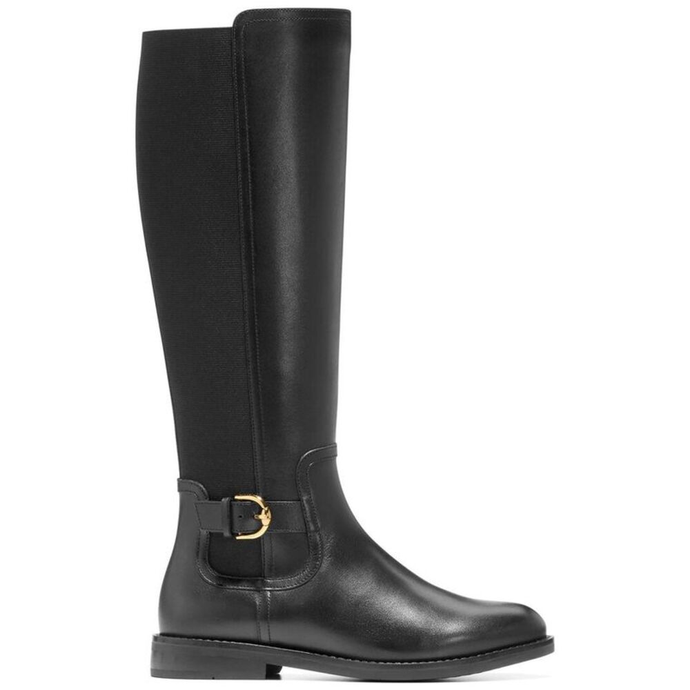 Cole Haan Celestina Riding Leather Boot, Black